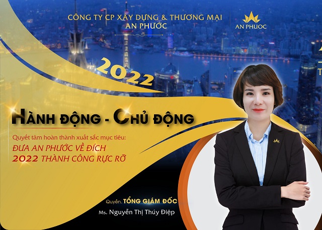 Quyền TGĐ Nguyễn Thị Thuý Điệp phát động khẩu hiệu 2022 “HÀNH ĐỘNG – CHỦ ĐỘNG”
