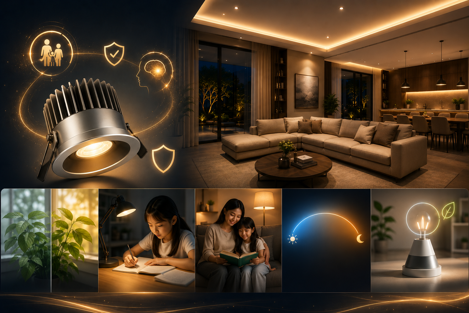 ÁNH SÁNG CHẤT LƯỢNG KIẾN TẠO KHÔNG GIAN SỐNG LÝ TƯỞNG 